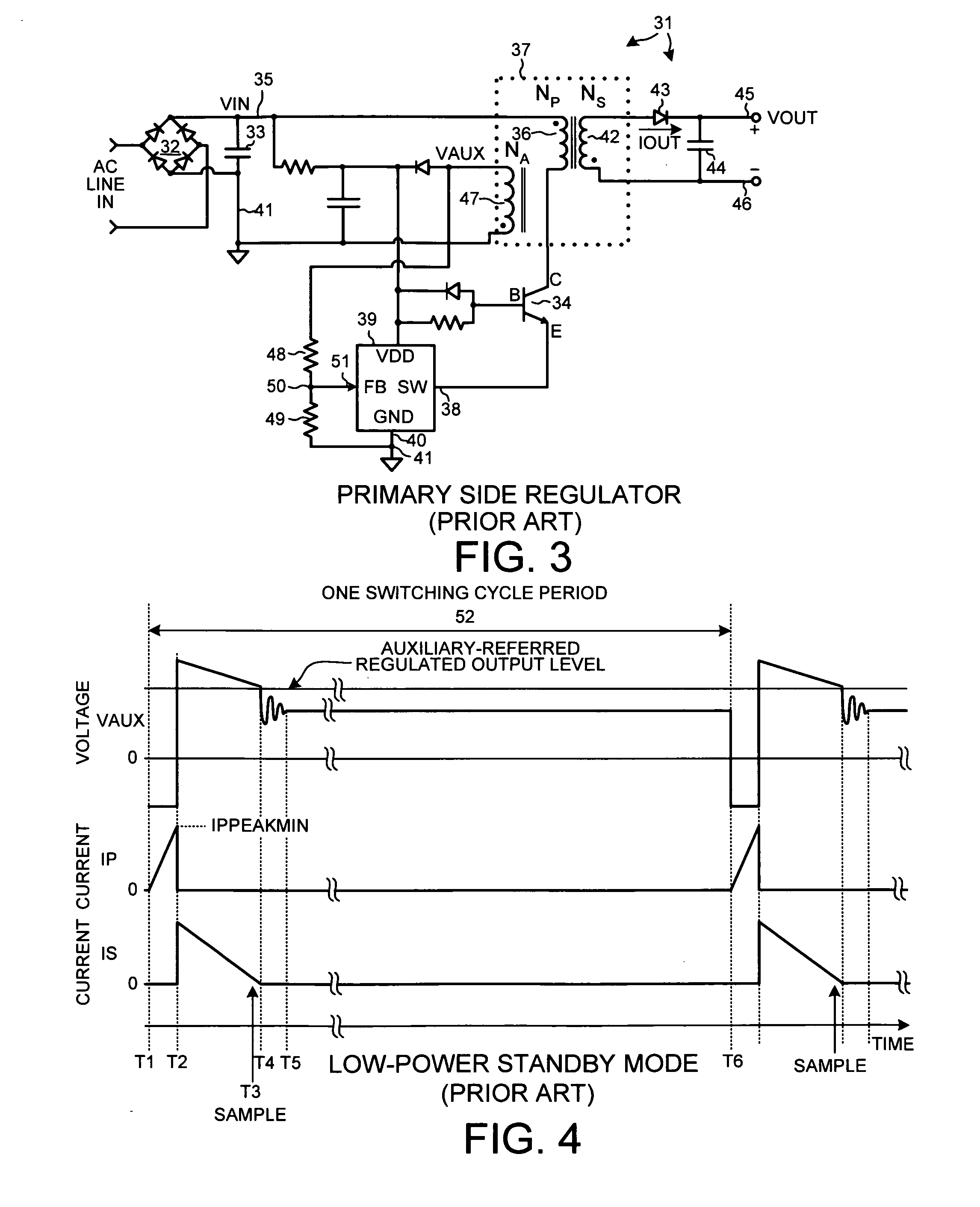 Using output drop detection pulses to achieve fast transient response from a low-power mode