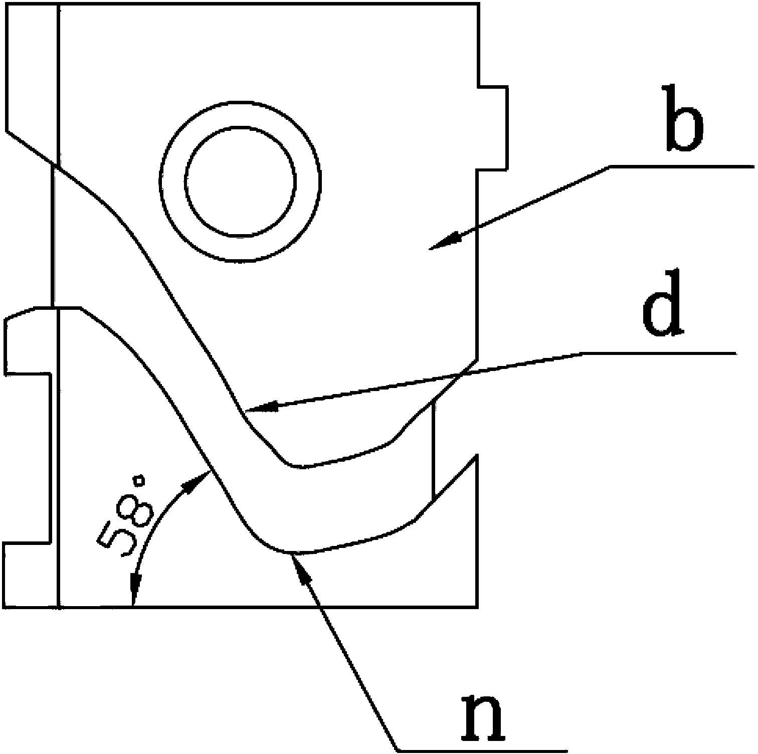 Triangle of high device number towel machine and design method