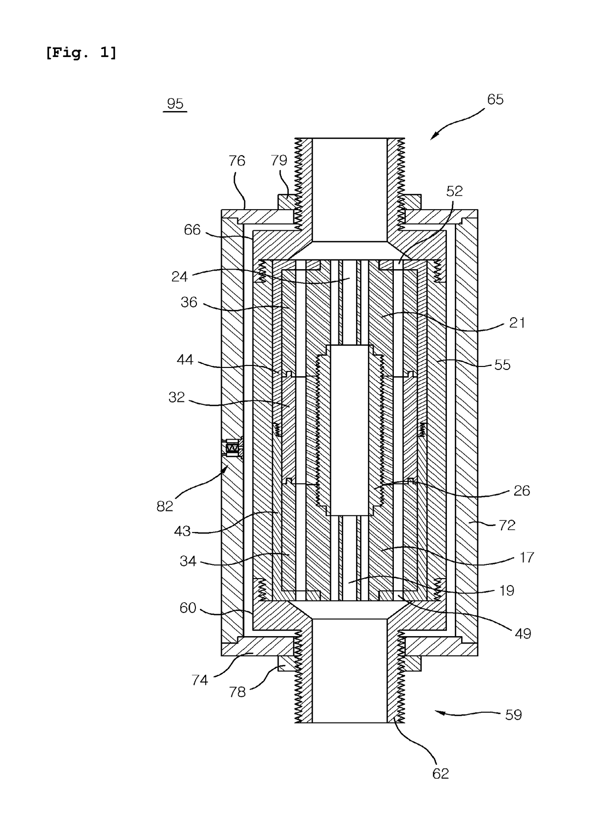 Water treatment apparatus producing no harmful substances