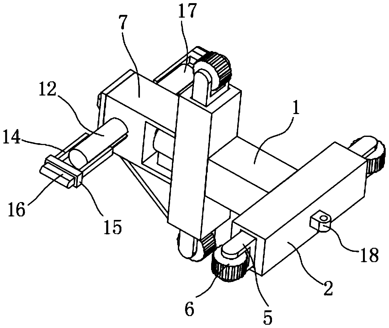 Device for detecting repair compressive strength of CIPP pipeline and detection method thereof