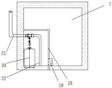 Rapid heat dissipation forming device for automobile part production