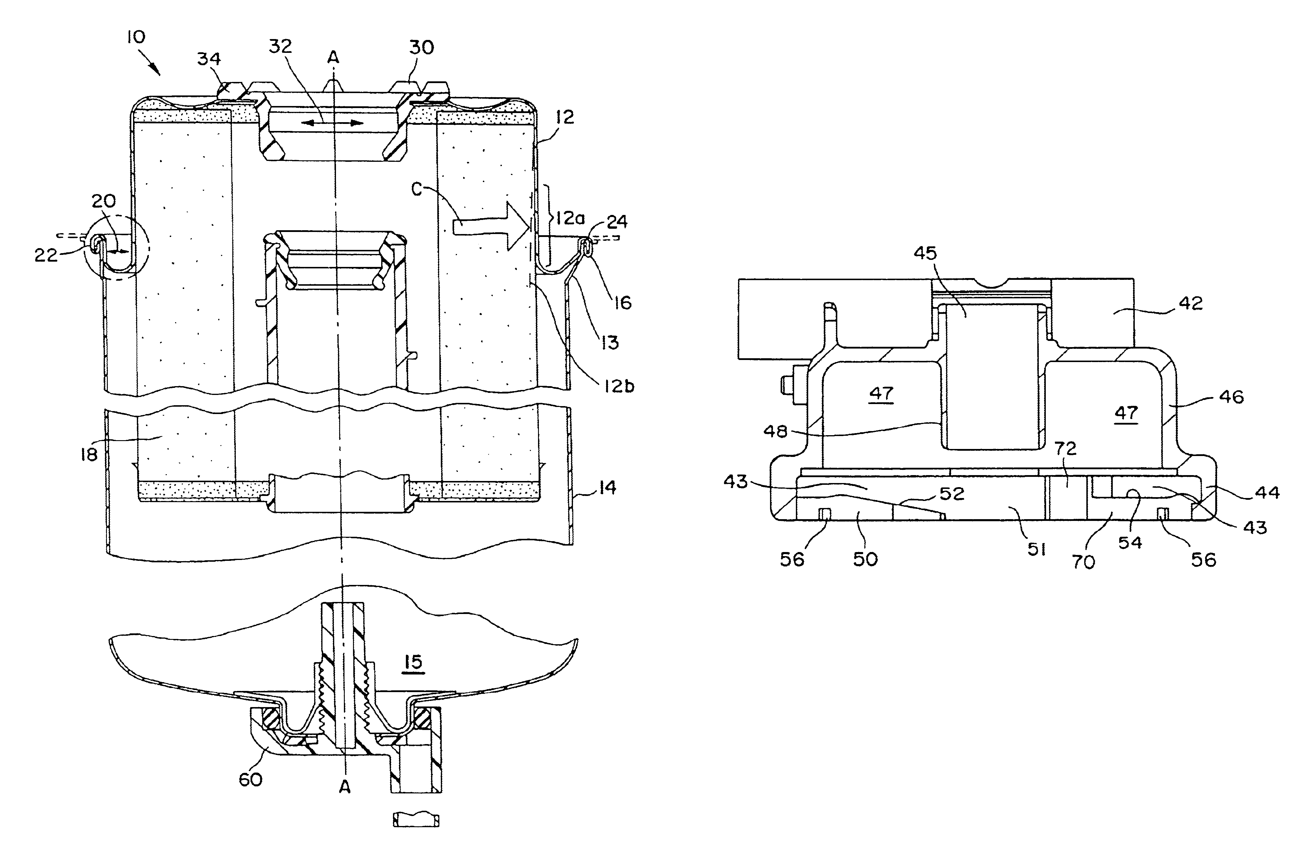 Base receptacle with fixed retainer for filter cartridge incorporating a peripheral compatibility matrix