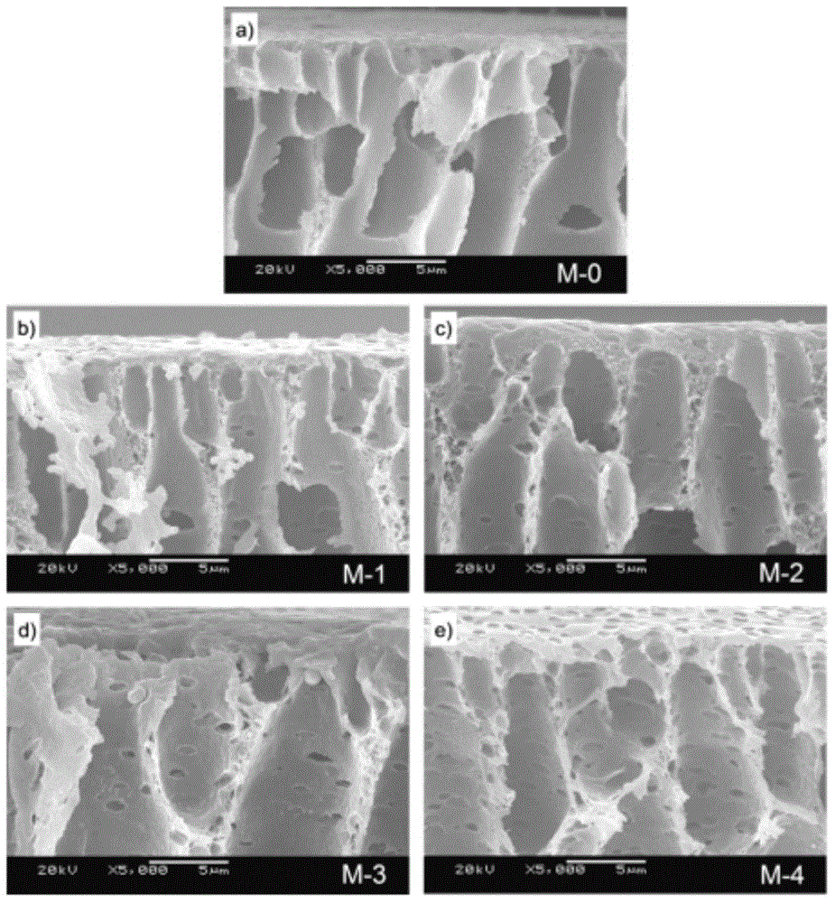 Polyether sulfone temperature stimulus response film and preparation method thereof