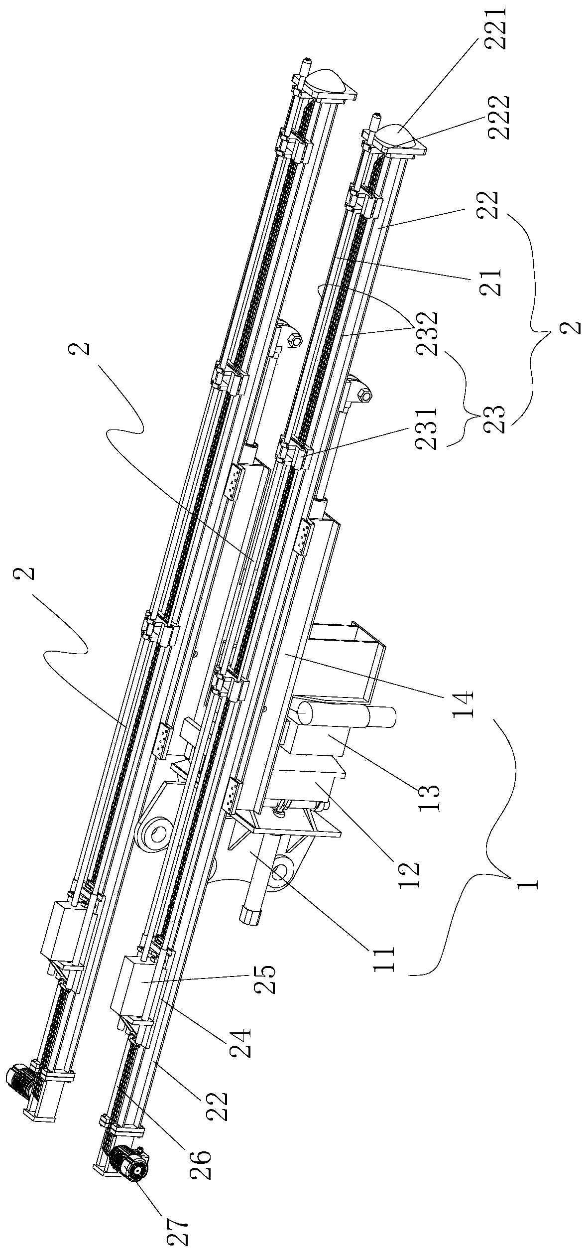 Double-pole multi-degree-of-freedom drilling rig