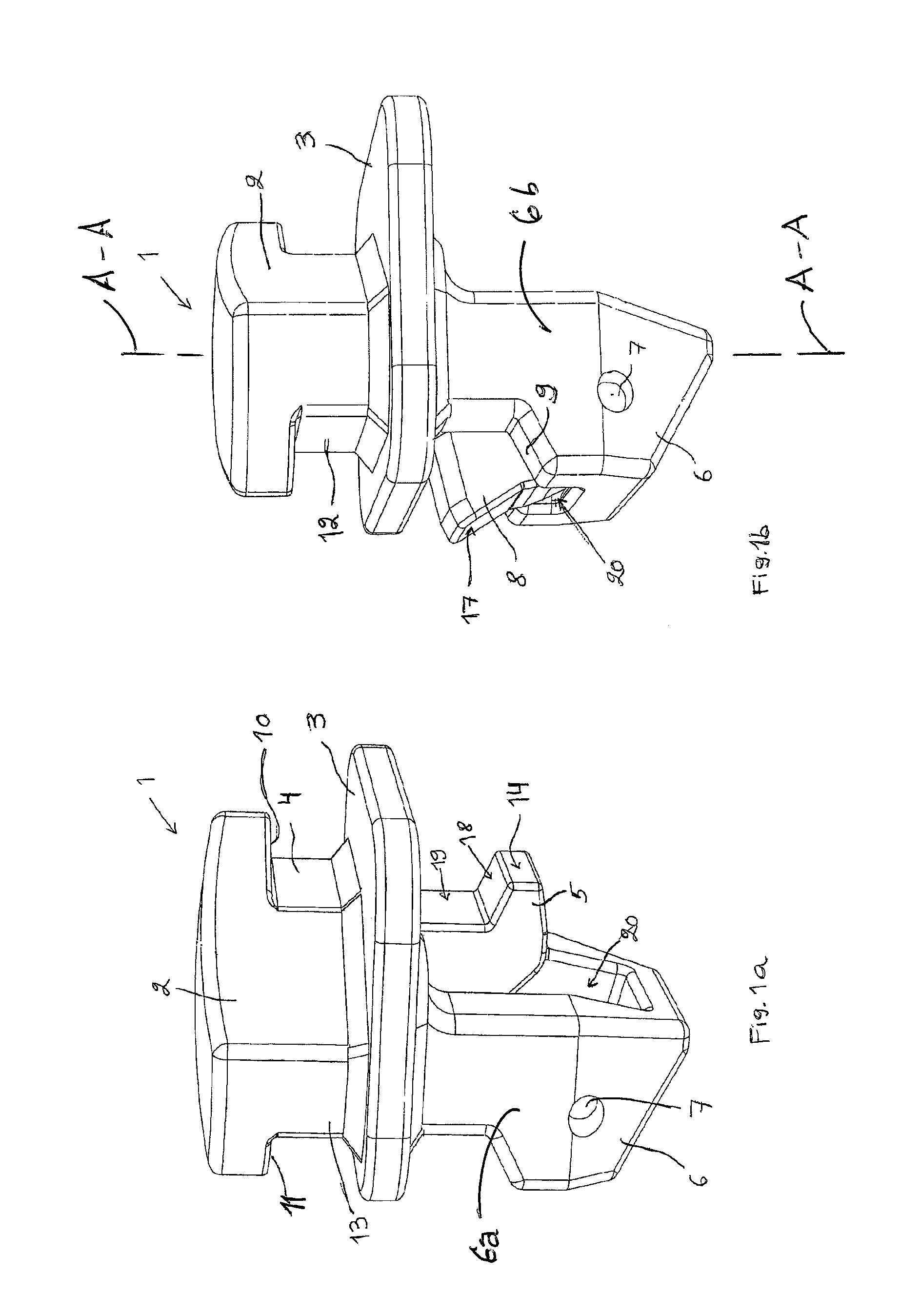 Coupling device for coupling containers, particularly containers used in cargo ships