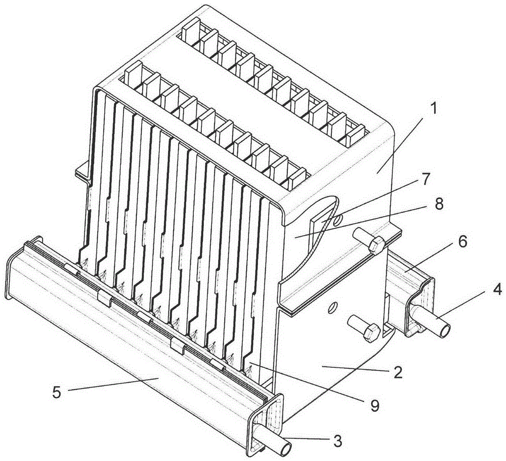 Power battery temperature regulating device and manufacturing method thereof