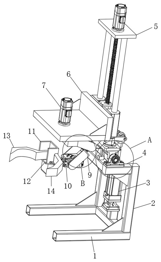 Rehabilitation nursing device for neck stiffness of cerebral palsy patient