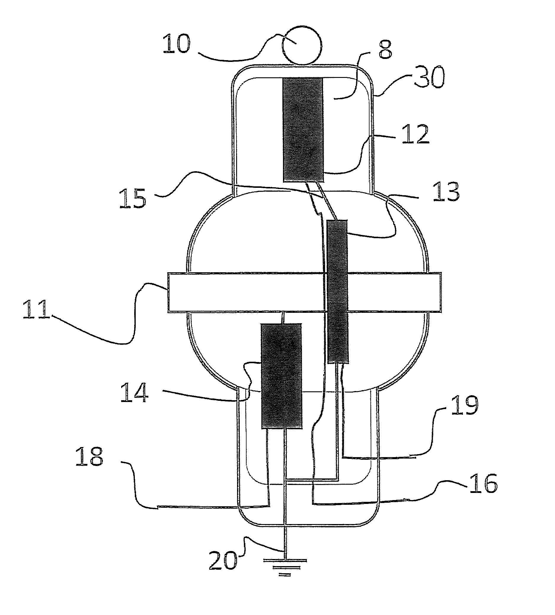 Voltage and/or current sensing device for low-, medium- or high voltage switching devices