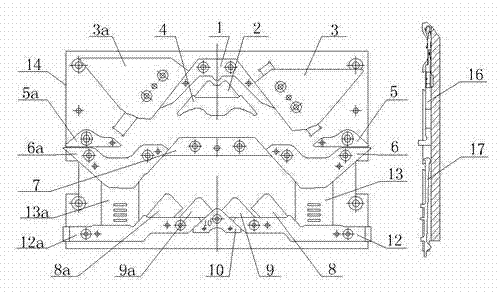 Direct-selected coarse-gauge automatic flat knitting machine