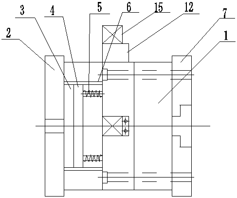 A three-way injection mold