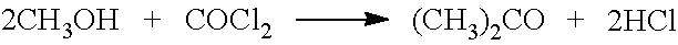 Apparatus and process for producing dimethyl carbonate