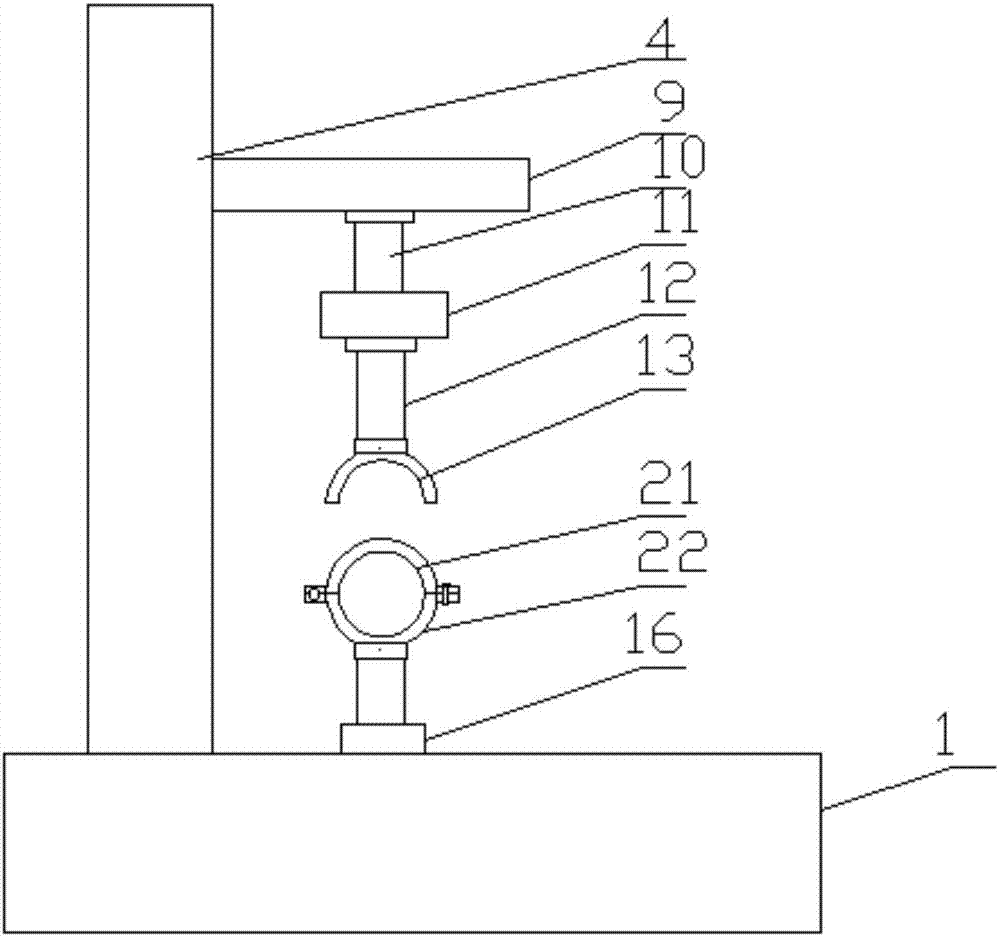 Home appliance refrigeration pipe connector positioning and welding clamp