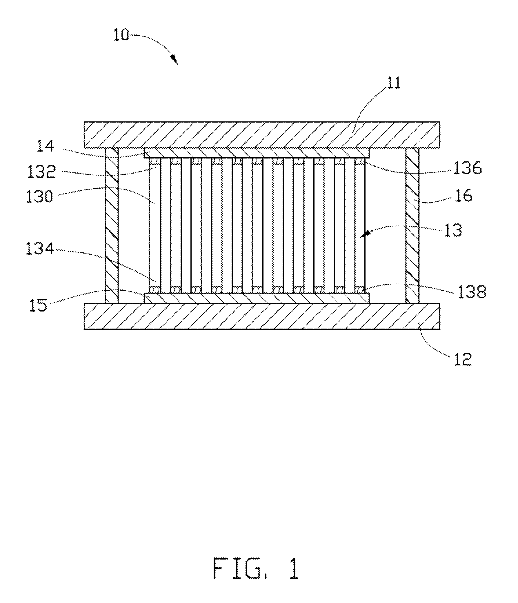 Method for fabricating carbon nanotube array sensor