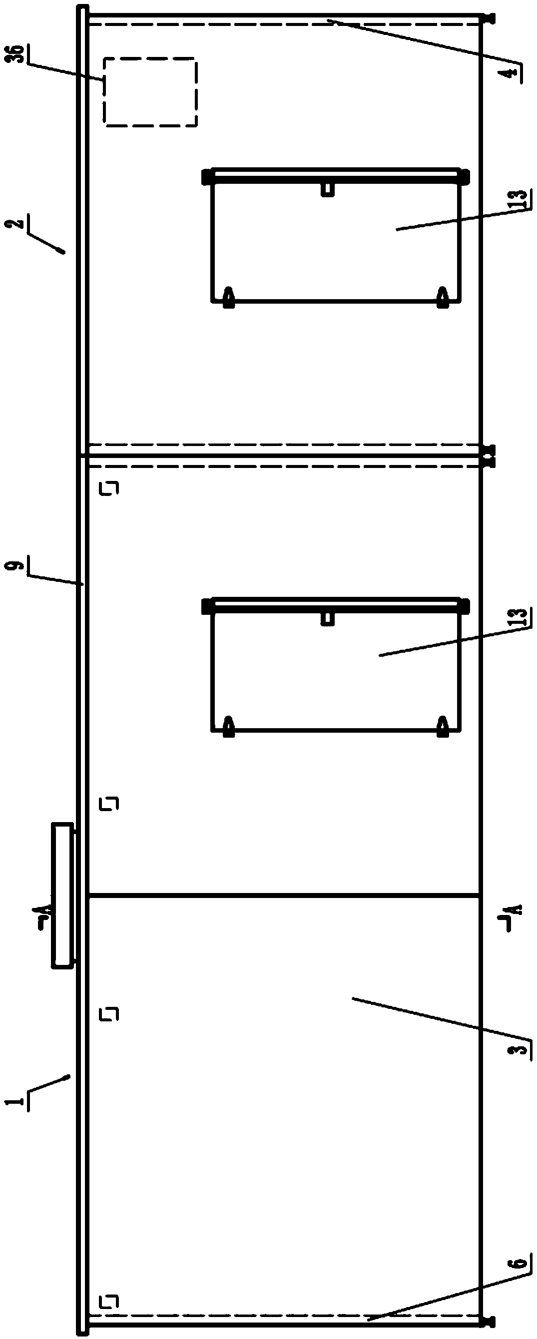 Assembled multifunctional firework and firecracker retail cabinet