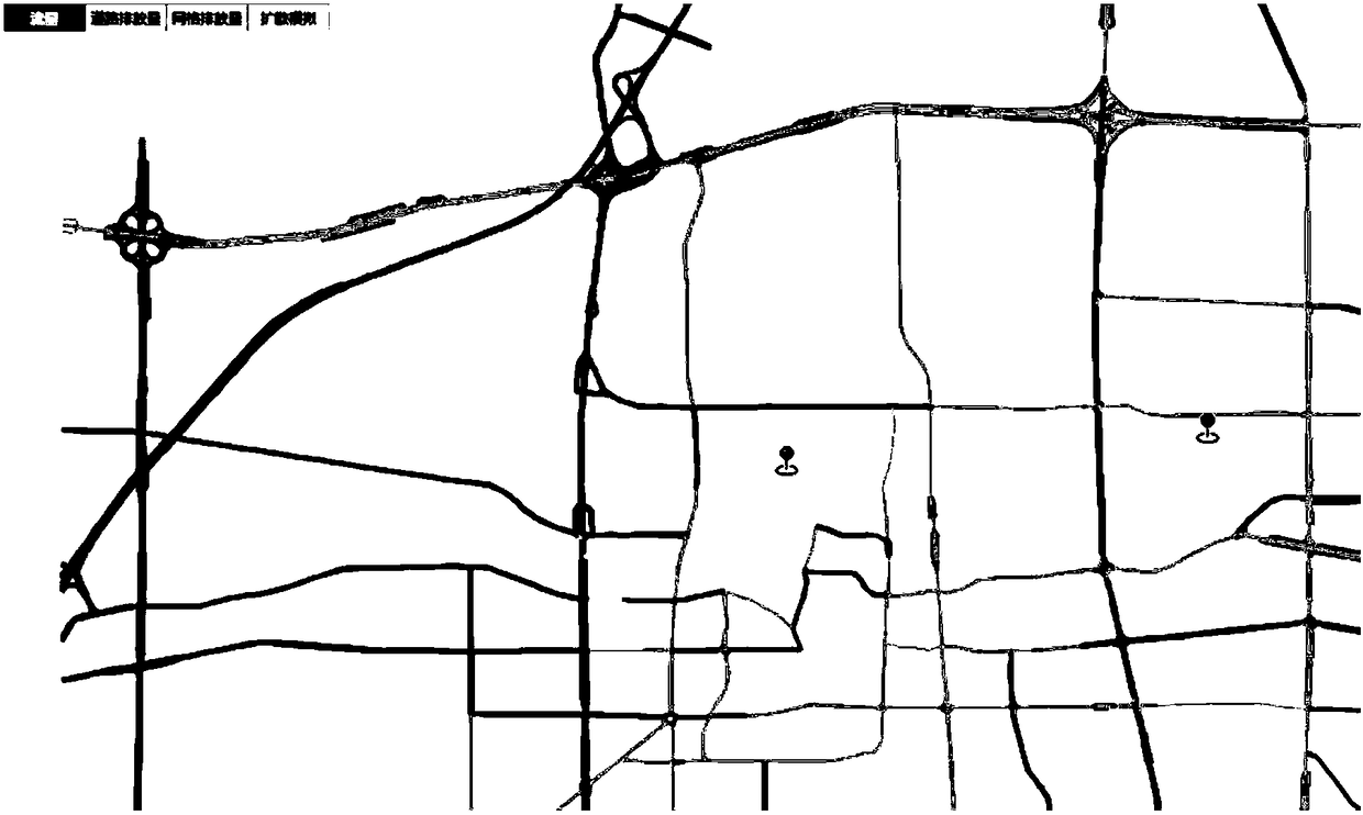 Vehicle activity level analysis method facing real-time road network discharge assessment