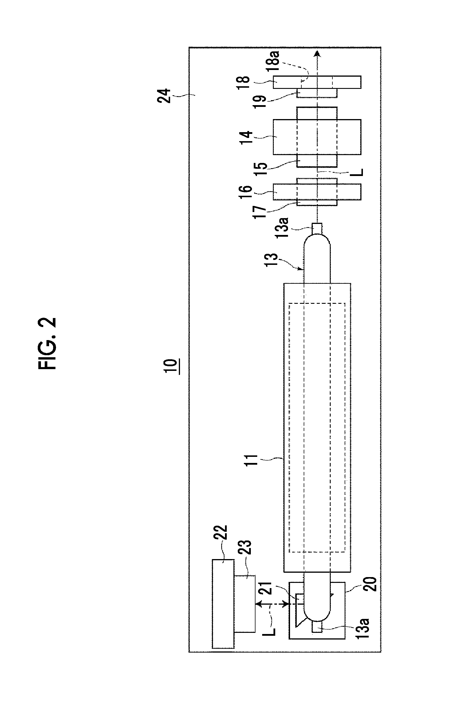 Solid-state laser device and photoacoustic measurement device