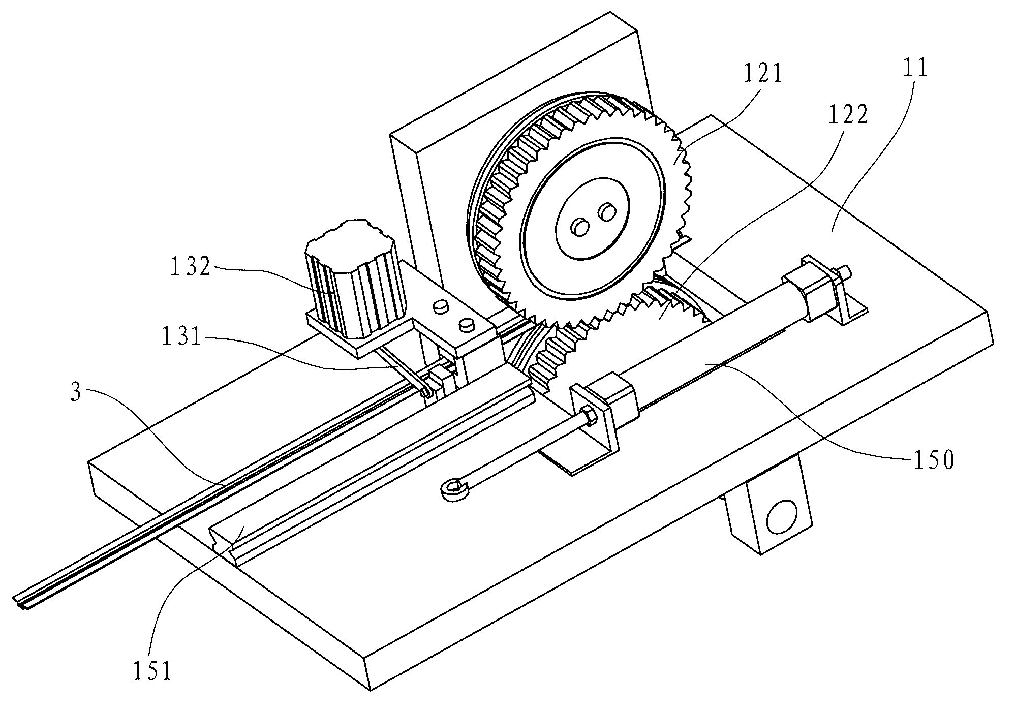 Feeding device for winding machine