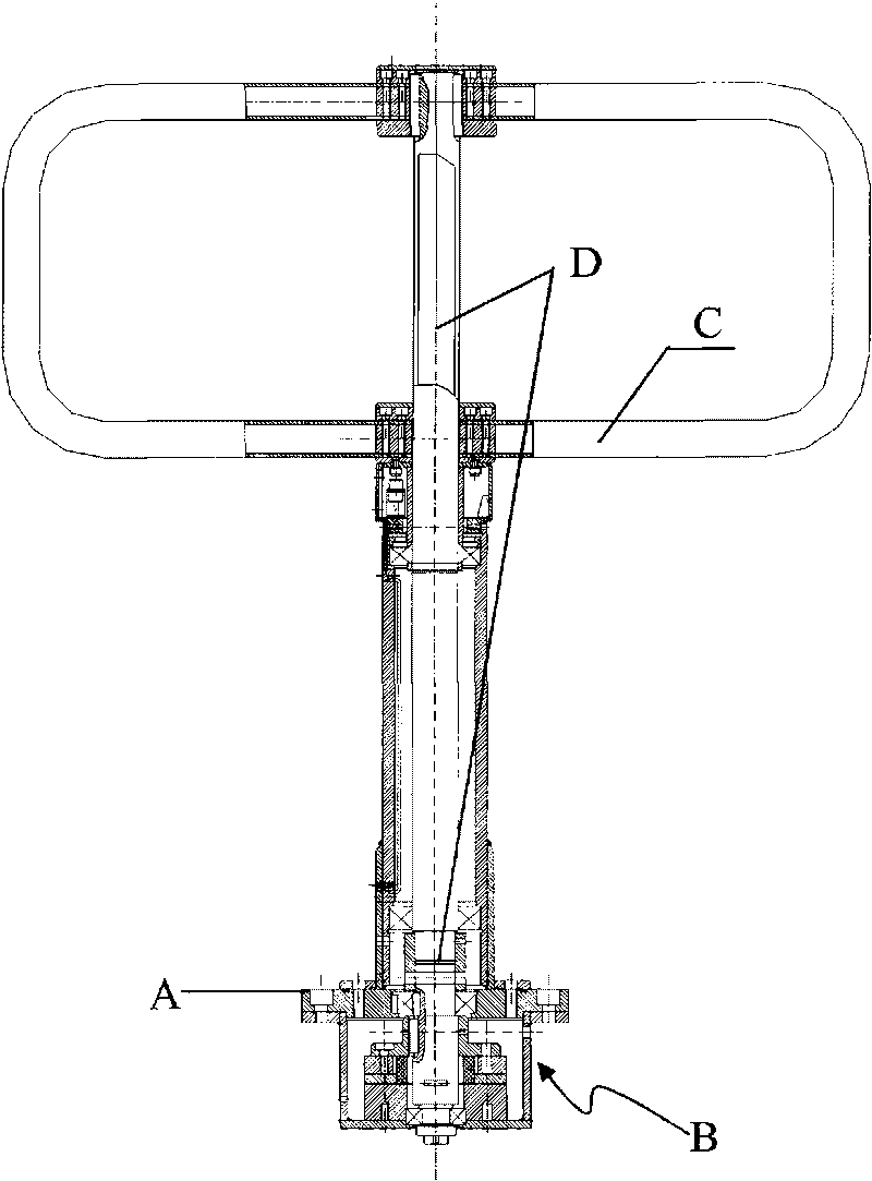 Cross door access machine