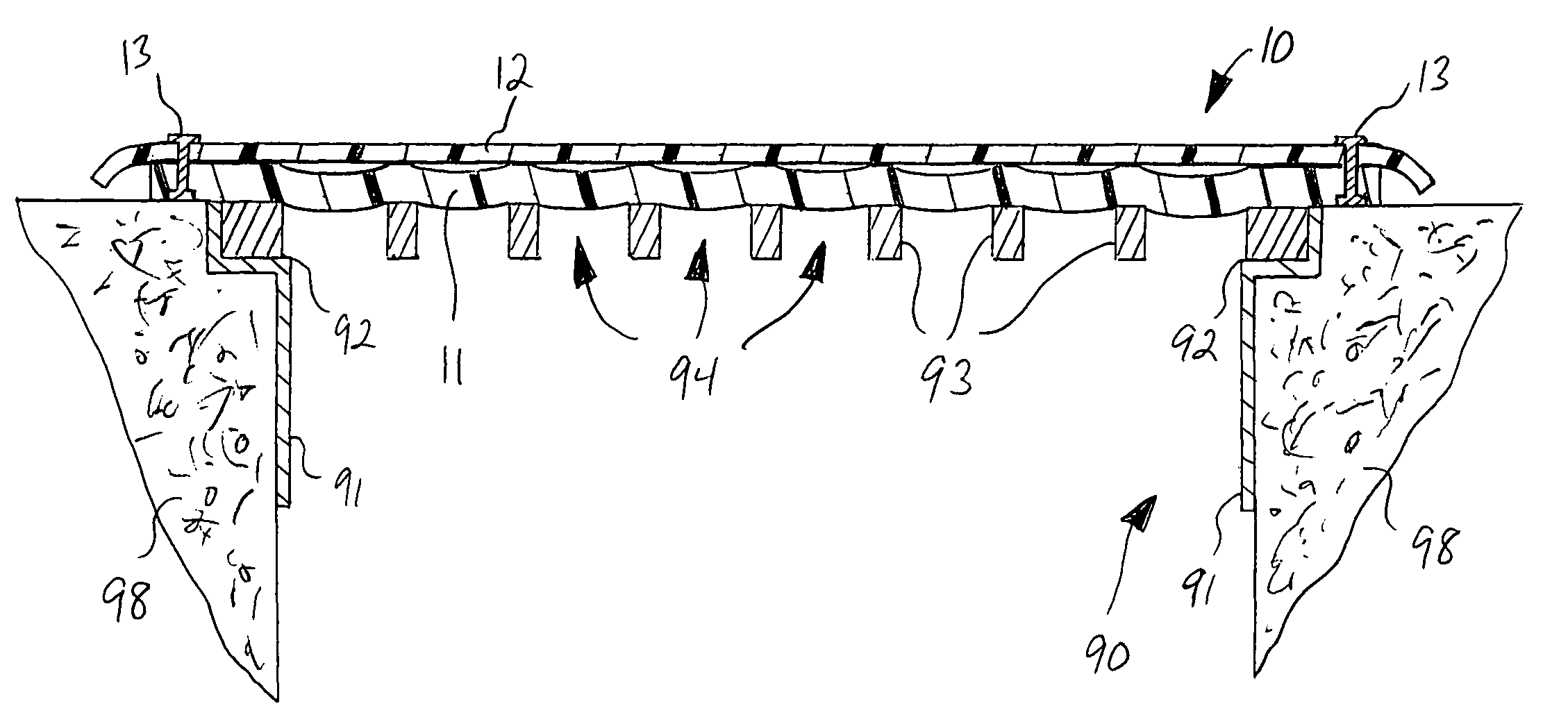 Drain sealing device