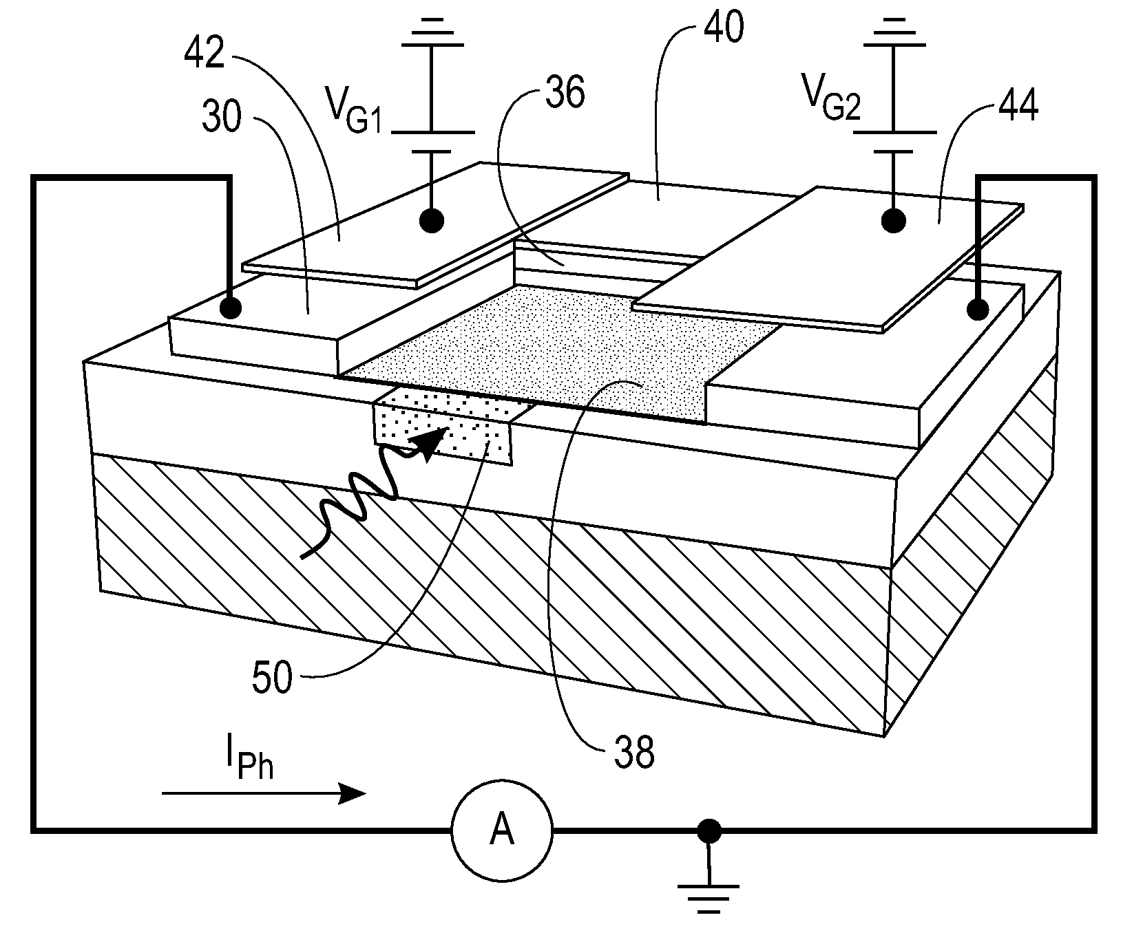 Single and few-layer graphene based photodetecting devices