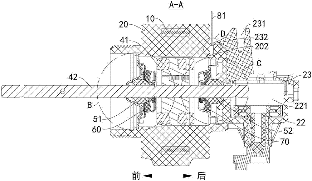 Plastic-packaged stator assembly, plastic-packaged motor with the same, and fluid driving device