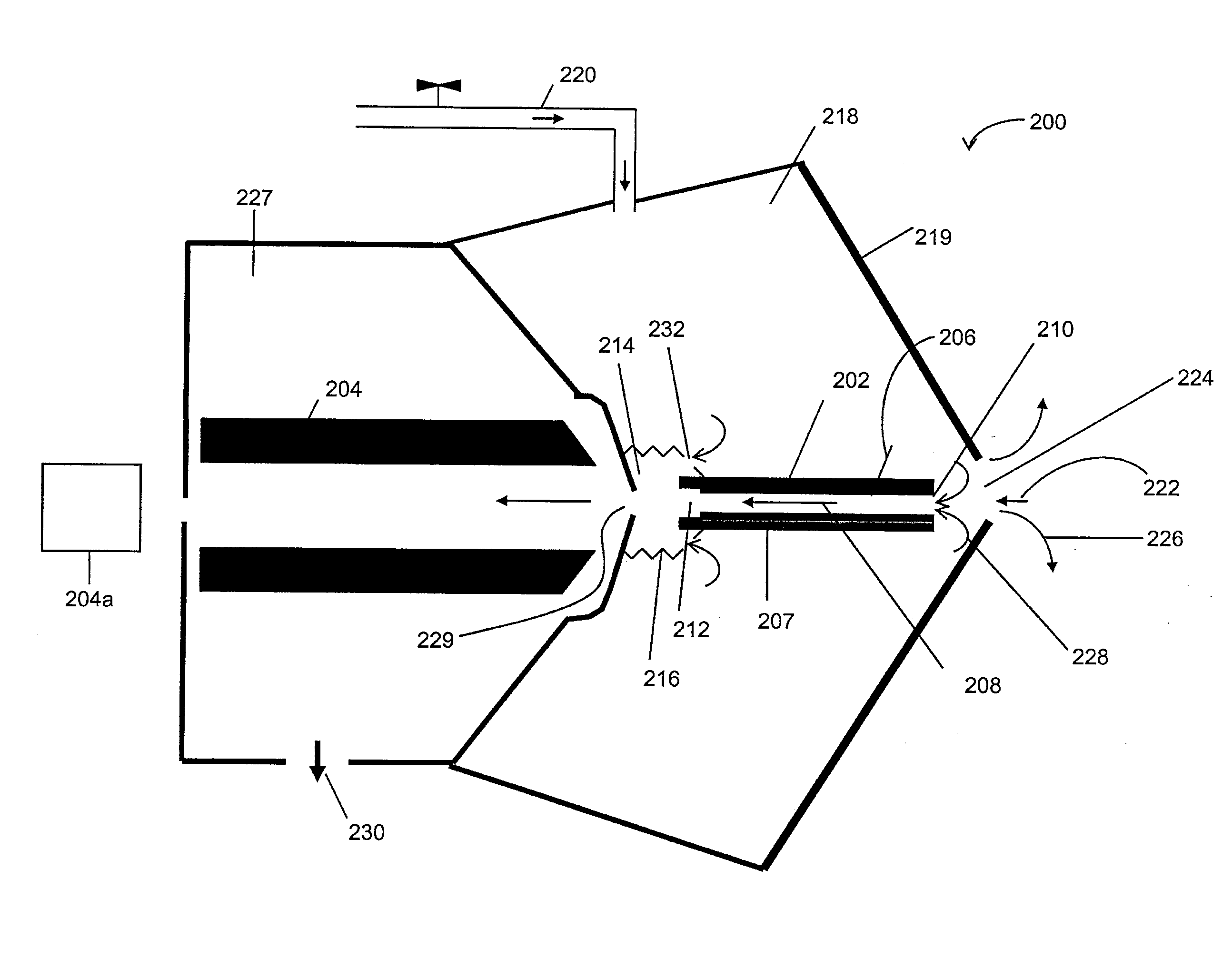 Method and system for vacuum driven mass spectrometer interface with adjustable resolution and selectivity