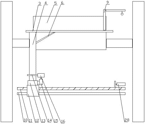 Auxiliary platform for small-size transformer of urban distribution network