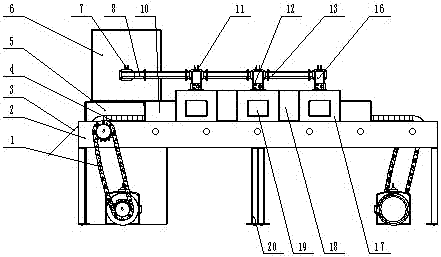 Dual-belt type microwave quick sterilizing device