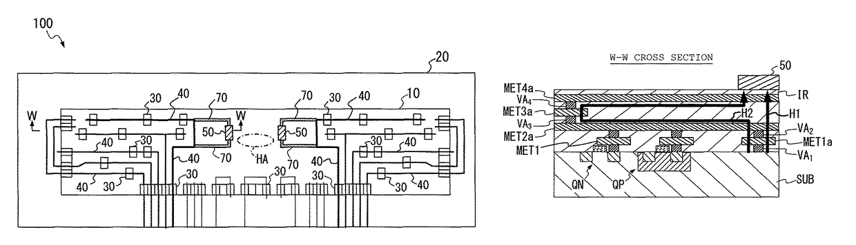 Heat dissipation bump electrode for chip on film