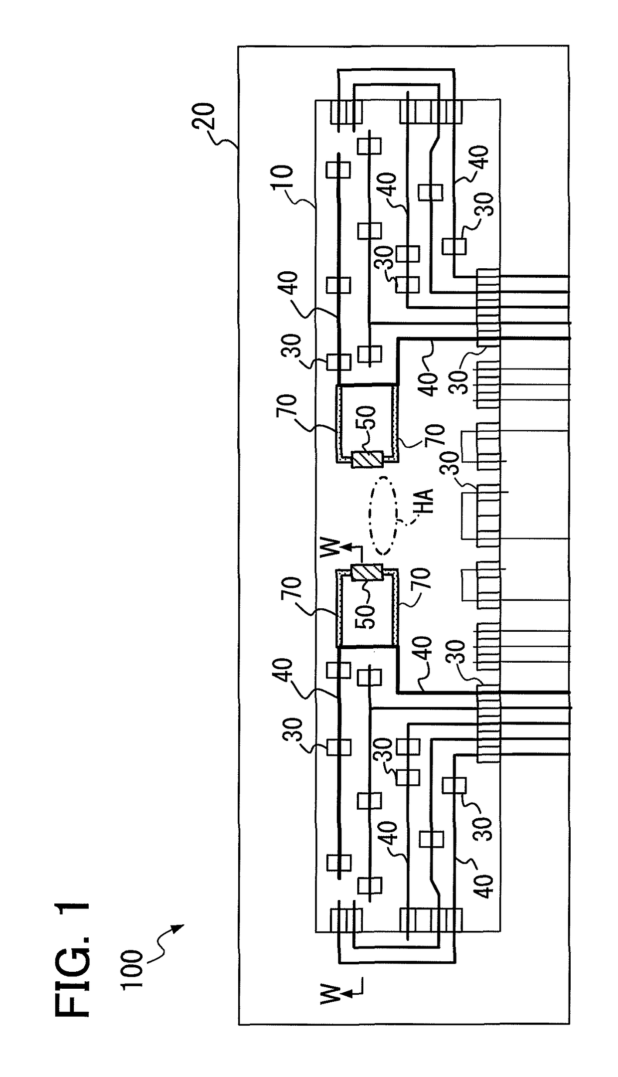 Heat dissipation bump electrode for chip on film