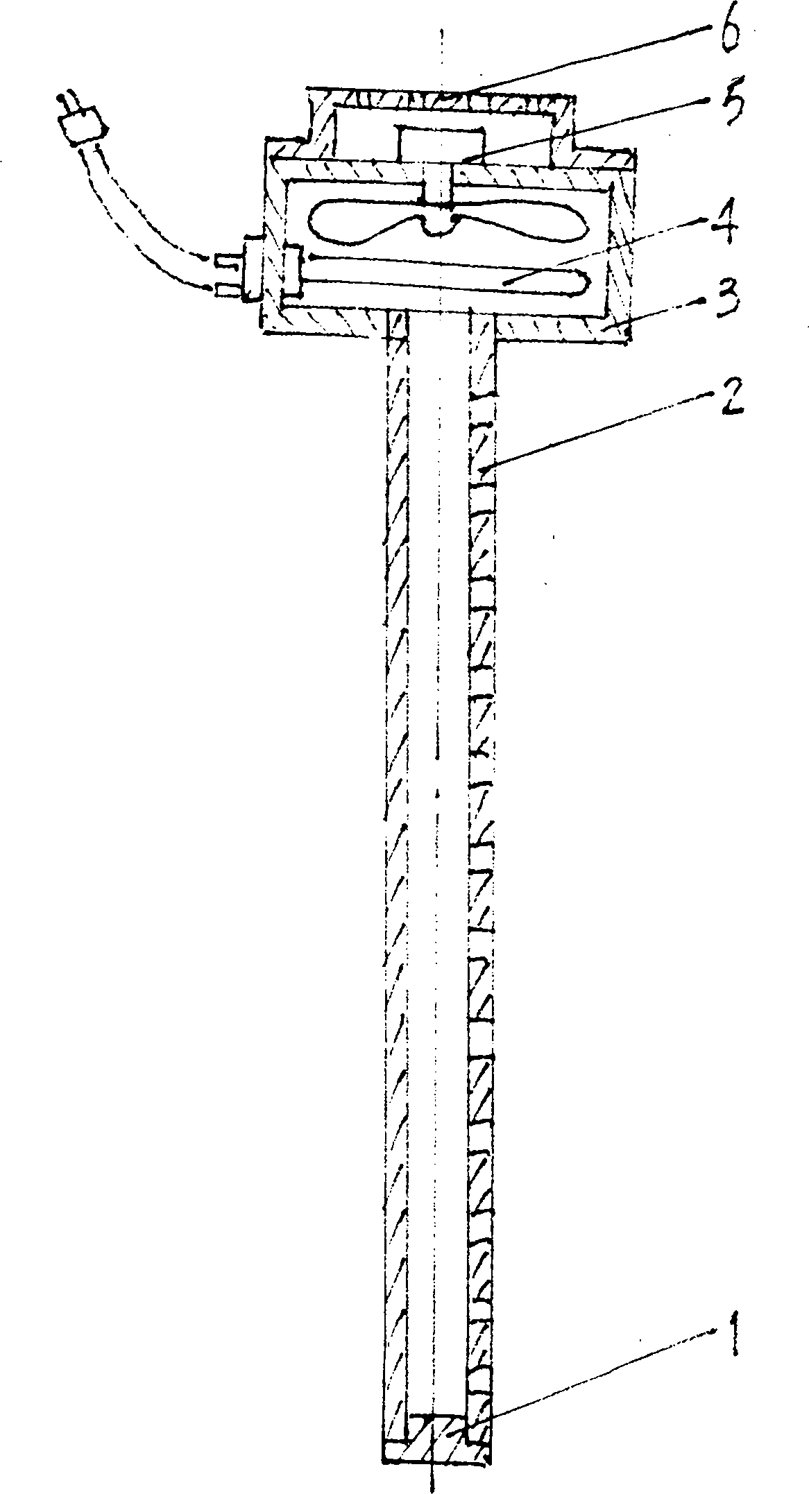 Hot airflow drying/disinfecting pipe