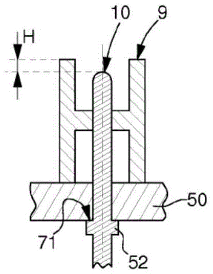 Adjusting a hand under a dial