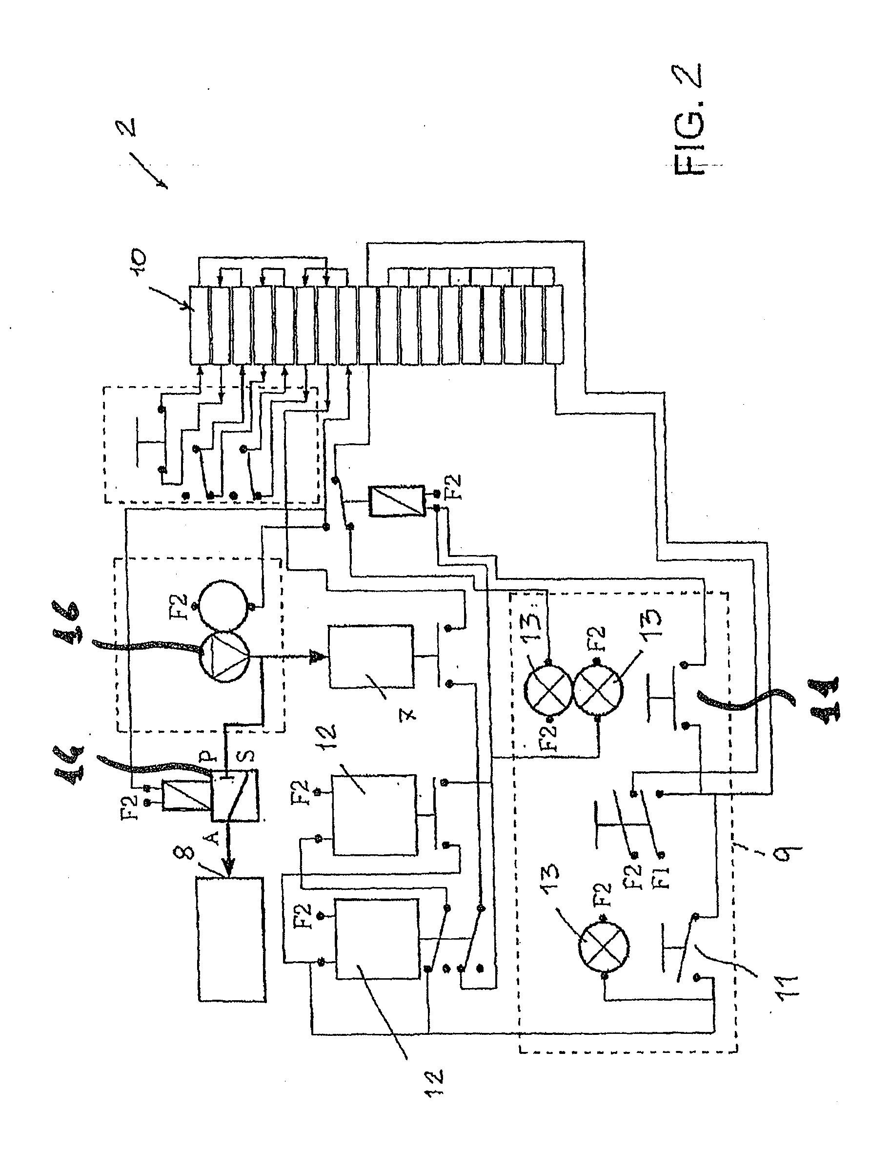 Apparatus for sectioning an electric energy flow in one or more conductors, and an electric energy generating plant comprising said apparatus