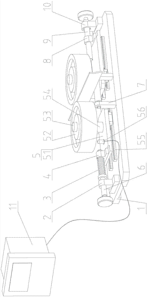 Large-section wire meter-measuring device