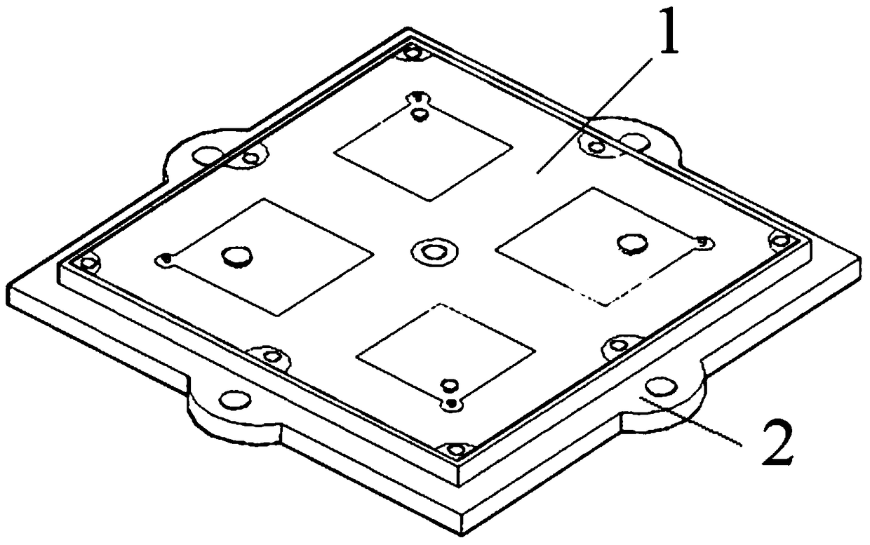 A small wide-beam dual-polarized microstrip antenna