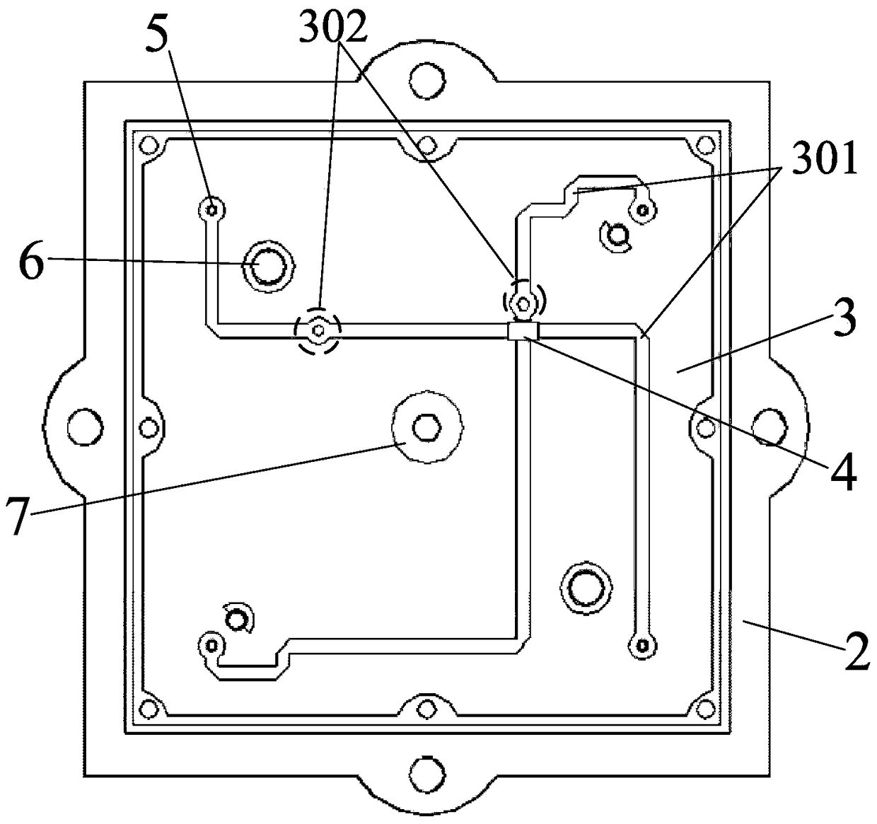 A small wide-beam dual-polarized microstrip antenna