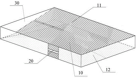 Wideband ceramic anti-metal tag