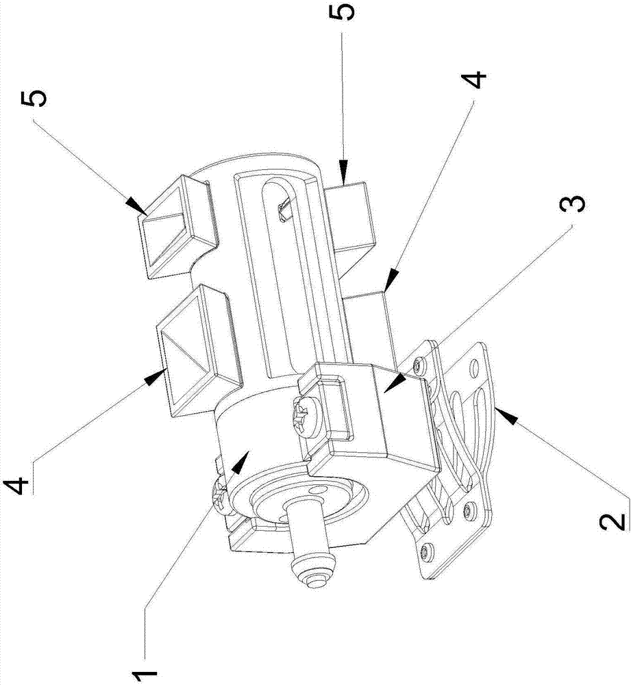 Shake and de-bubble structure and ultrasonic liquid concentrate test device