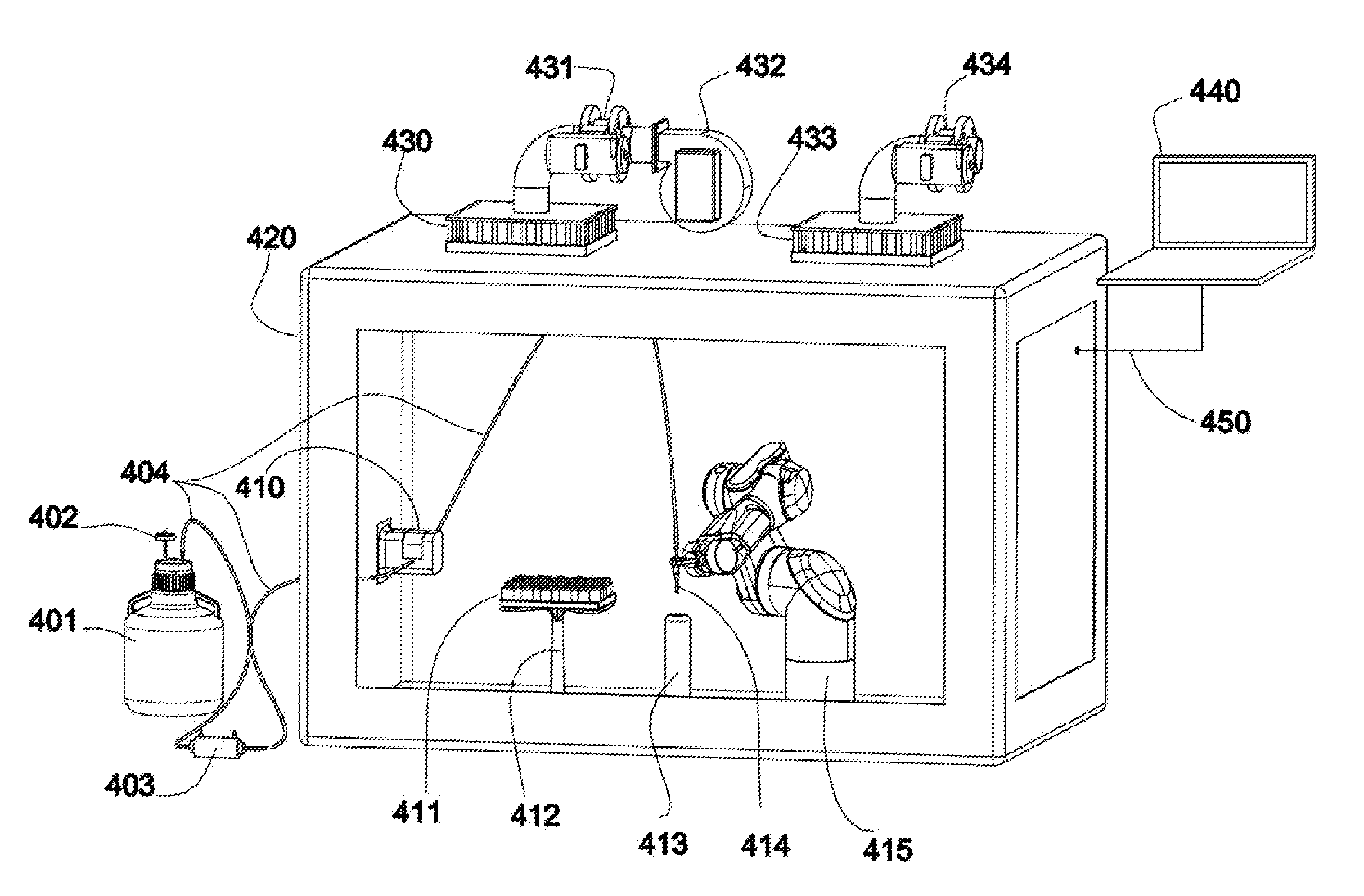 Method for protecting and unprotecting the fluid path in a controlled environment enclosure