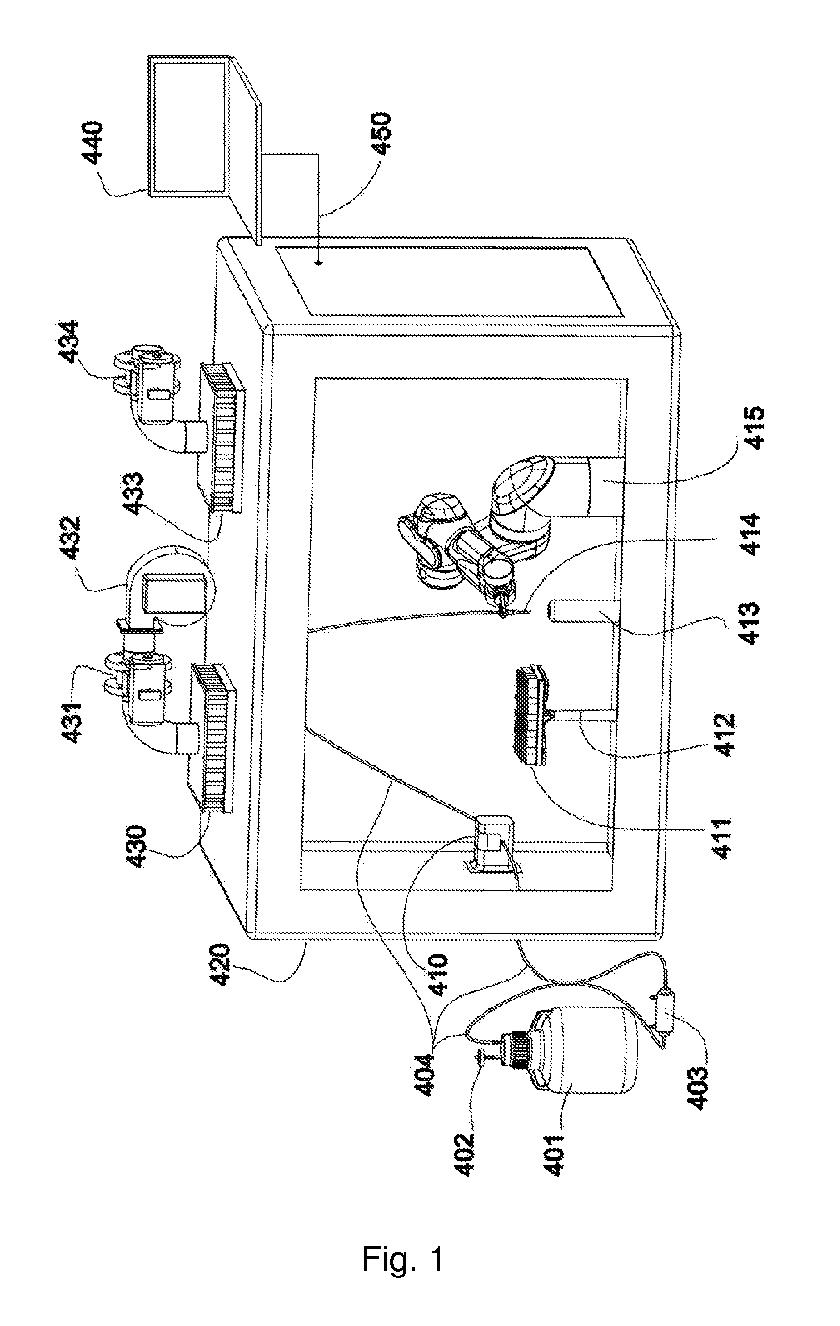 Method for protecting and unprotecting the fluid path in a controlled environment enclosure