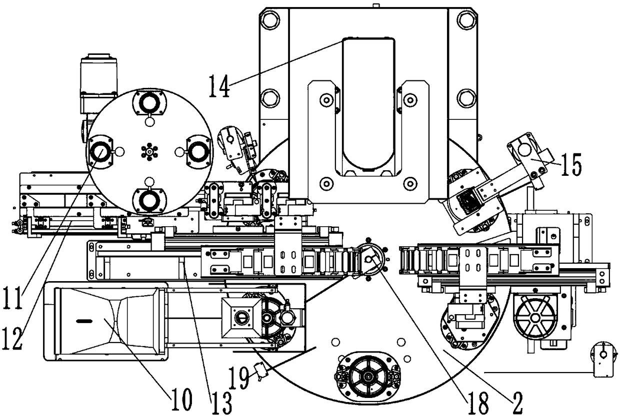 Gearbox rear cover bearing high-precision assembling equipment