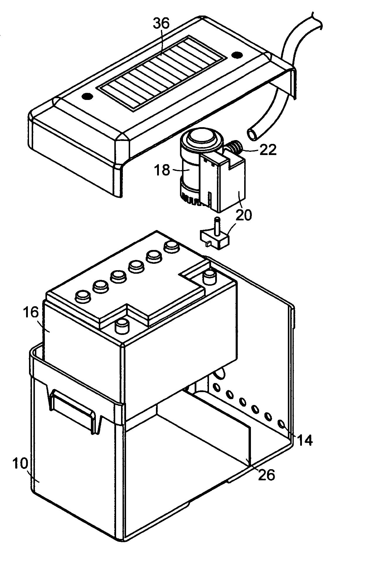 Portable battery powered automatic pump