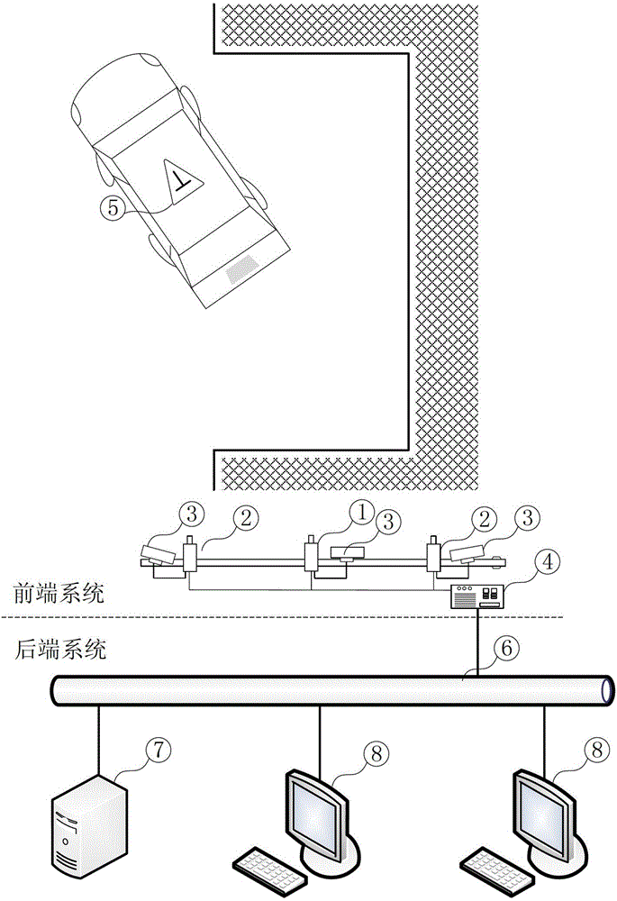 Side parking detection system and detection method