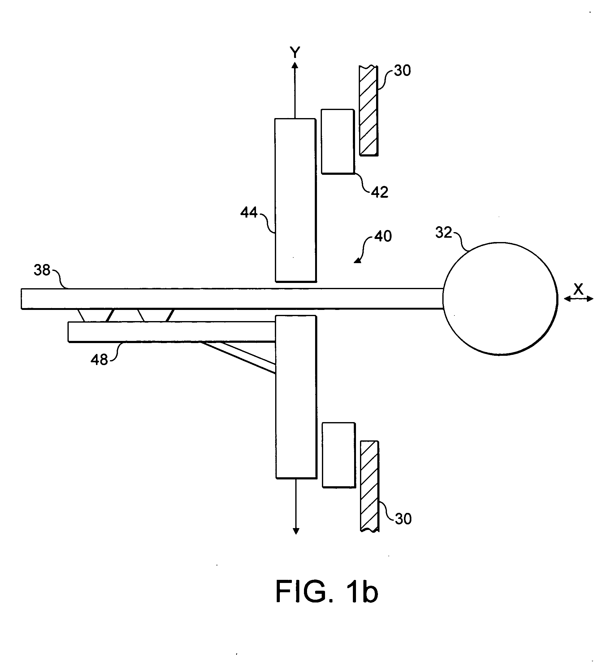 Ion beam monitoring arrangement