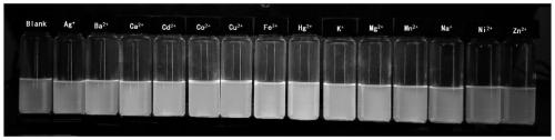 Fluorescent probe for detecting mercury ions and preparation method and application of fluorescent probe