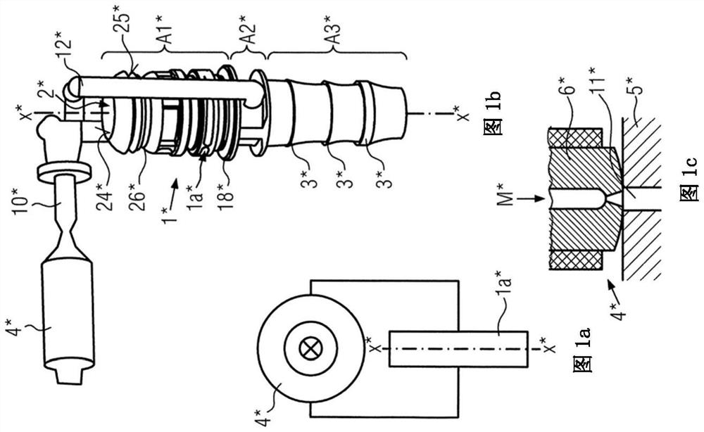 Plastic plug connector and manufacturing method thereof