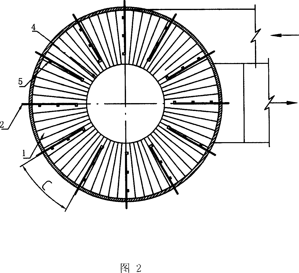 Desulfurizing absorbing separator