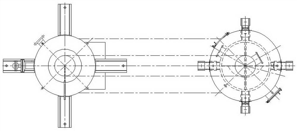 A washing and absorbing device for preparing electronic grade hydrogen fluoride