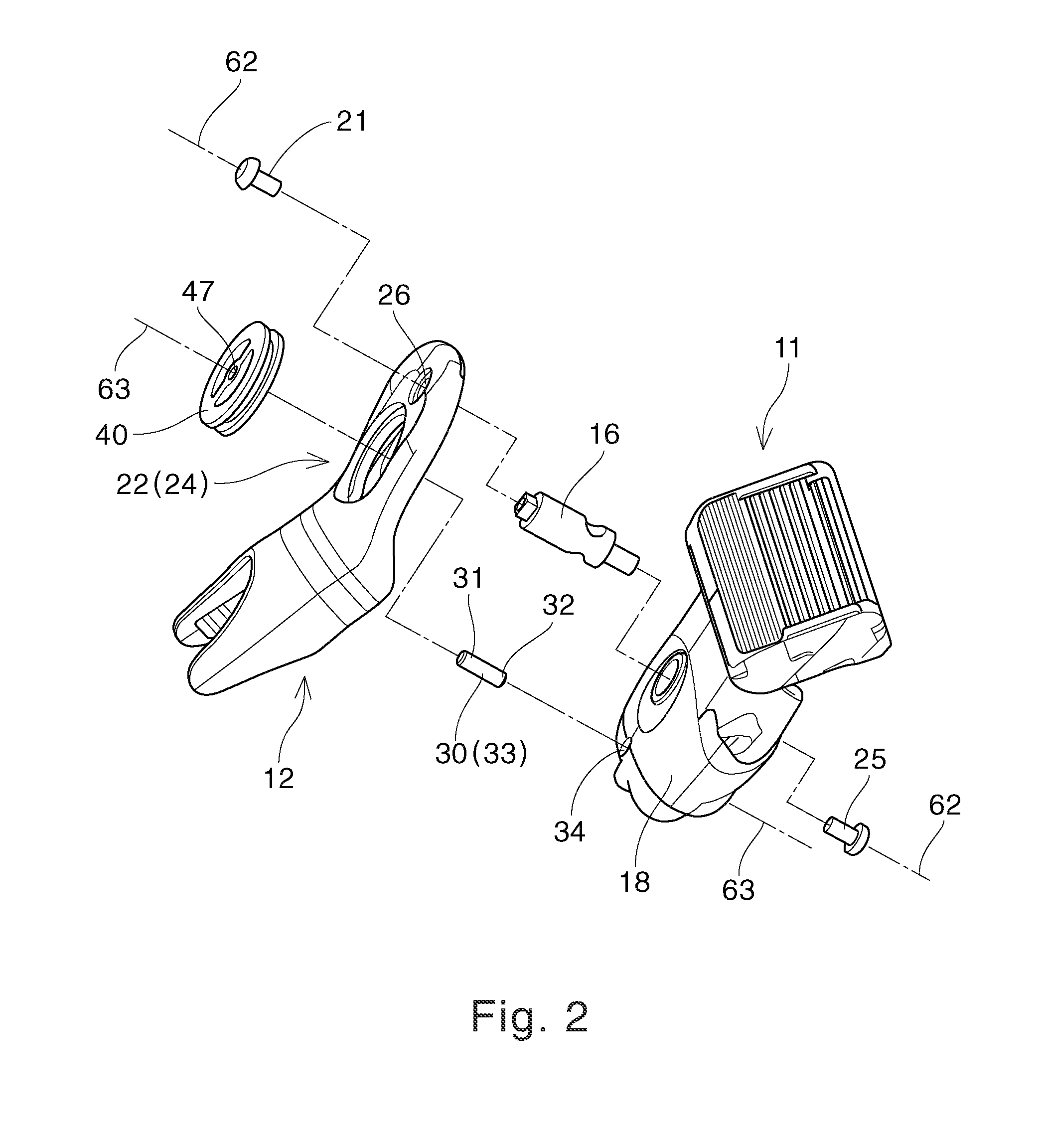 Safety razor having pivotable blade unit