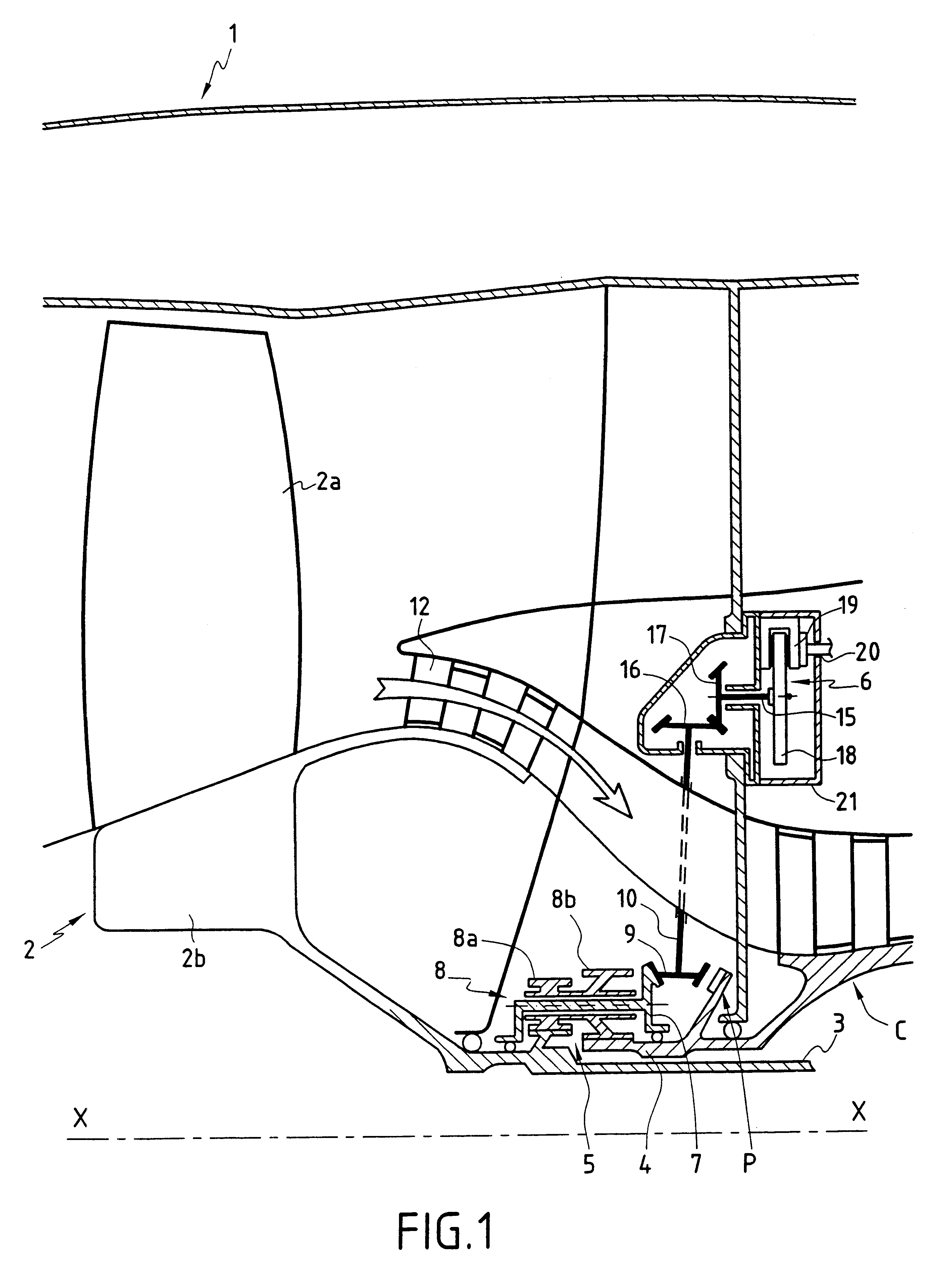 Emergency device for relighting a windmilling turbojet